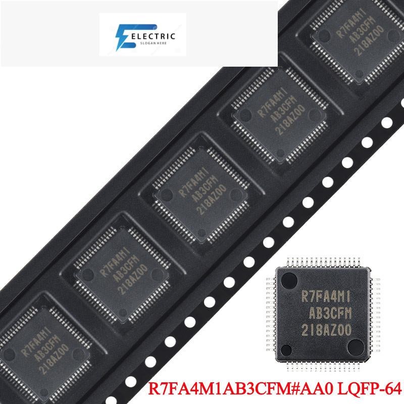 R7FA4M1AB3CFM # AA0 R7FA4M1 R7FA4M1AB3CFM#AA0 LQFP-64 48MHz ARM Cortex®-M4 ไมโครคอนโทรลเลอร์ชิป IC