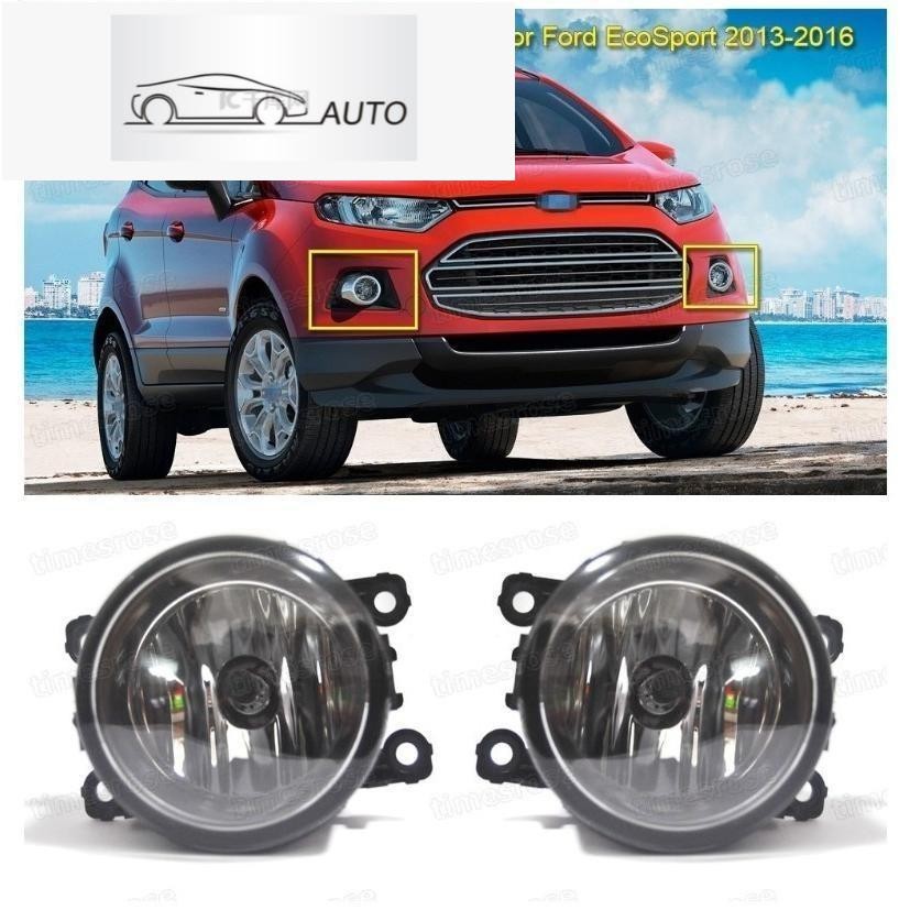 Huiyisunny คู่ (ซ้ายและขวา) ไฟตัดหมอก / ไฟตัดหมอก / ไฟโคมไฟกันชนหน้า / ชุดไฟตัดหมอกสําหรับ Ford Ecos