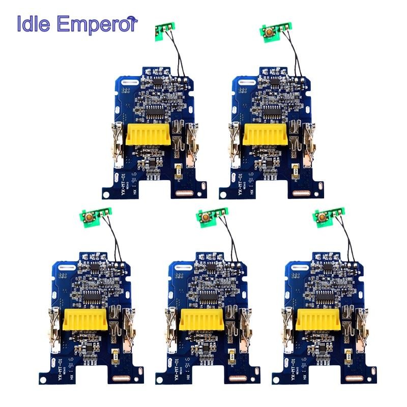 1/2/5pcs 18V แบตเตอรี่ PCB Circuit Board ชาร์จสําหรับ Makita 18V Li-Ion แบตเตอรี่ BL1840 BL1850 BL18
