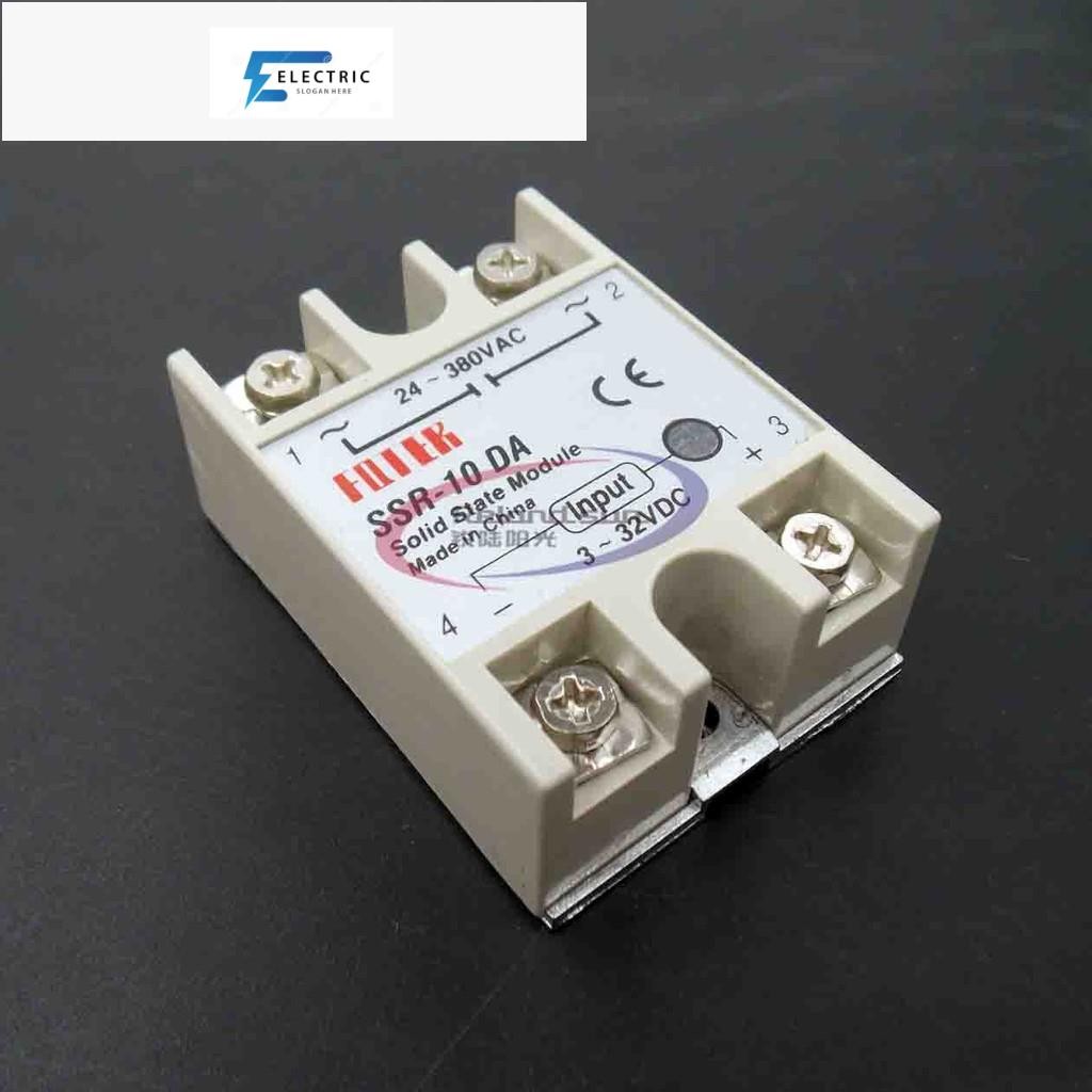รีเลย์โซลิดสเตทรีเลย์ ssr - 10 da 25da 40da 50da 60da 75 da 100 da 3-32 v dc to 24-380 sda