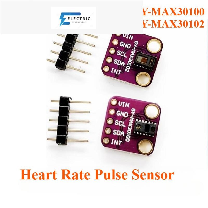 GY-MAX30100 GY-MAX30102 Heartbeat Heart Rate Pulse เลือดออกซิเจนความเข้มข้นการตรวจจับโมดูลเซ็นเซอร์