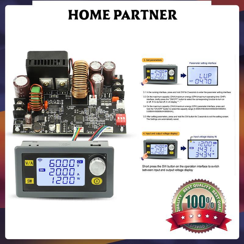 Xy6020l โมดูลควบคุมแรงดันไฟฟ้า CNC 20A 1200W ปรับได้