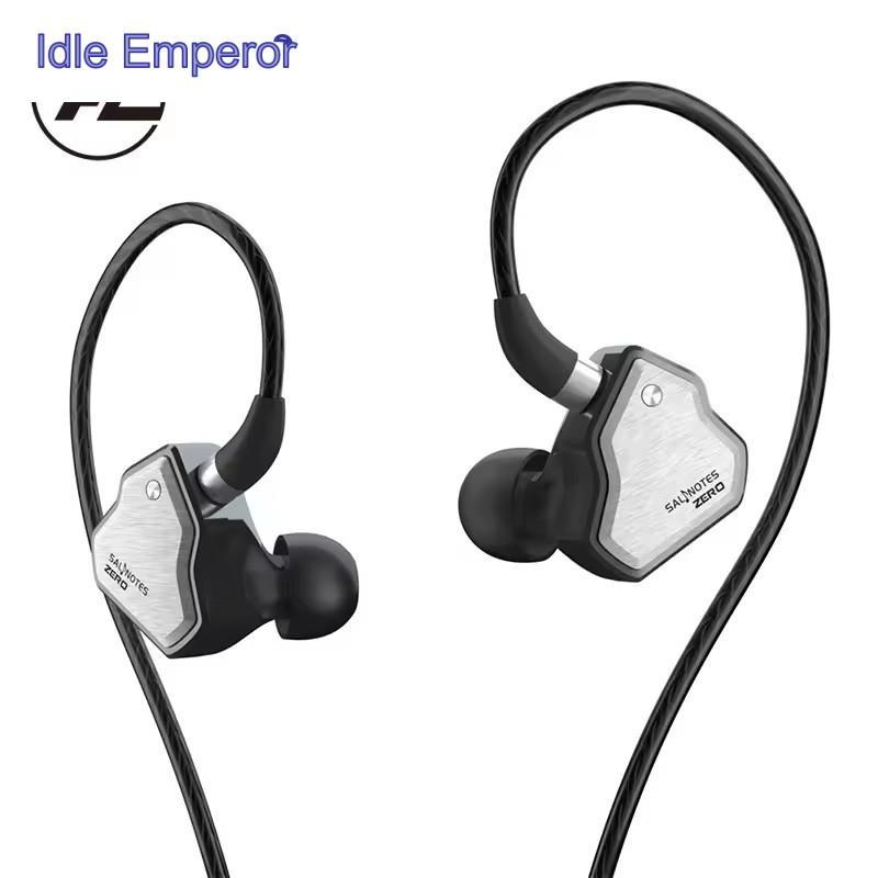 7Hz Salnotes Zero หูฟังหูฟังชนิดใส่ในหูแบบมีสาย 10 มม.แบบไดนามิก Electronics Hifi หูฟังชุดหูฟังคุณภา