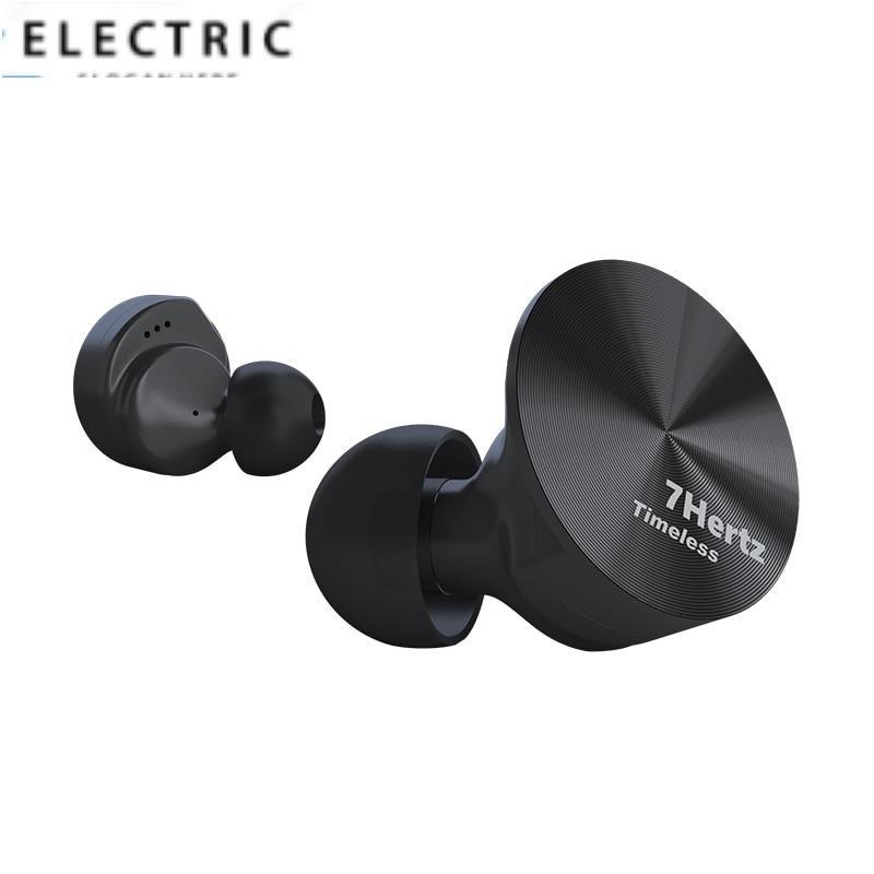 7Hertz 7HZ Timeless 14.2mm Planar HiFi In-ear Earphone with CNC Aluminum Shell, Detachable MMCX Cabl