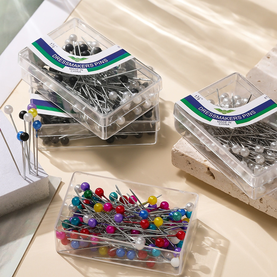 St.Kunkka 100pcs, 0.6*37 มม. ลวดลวดไข่มุกเข็มยาว เข็มทรงกลม สร้อยคอตำแหน่งโลหะสำหรับสร้อยข้อมือลูกปั