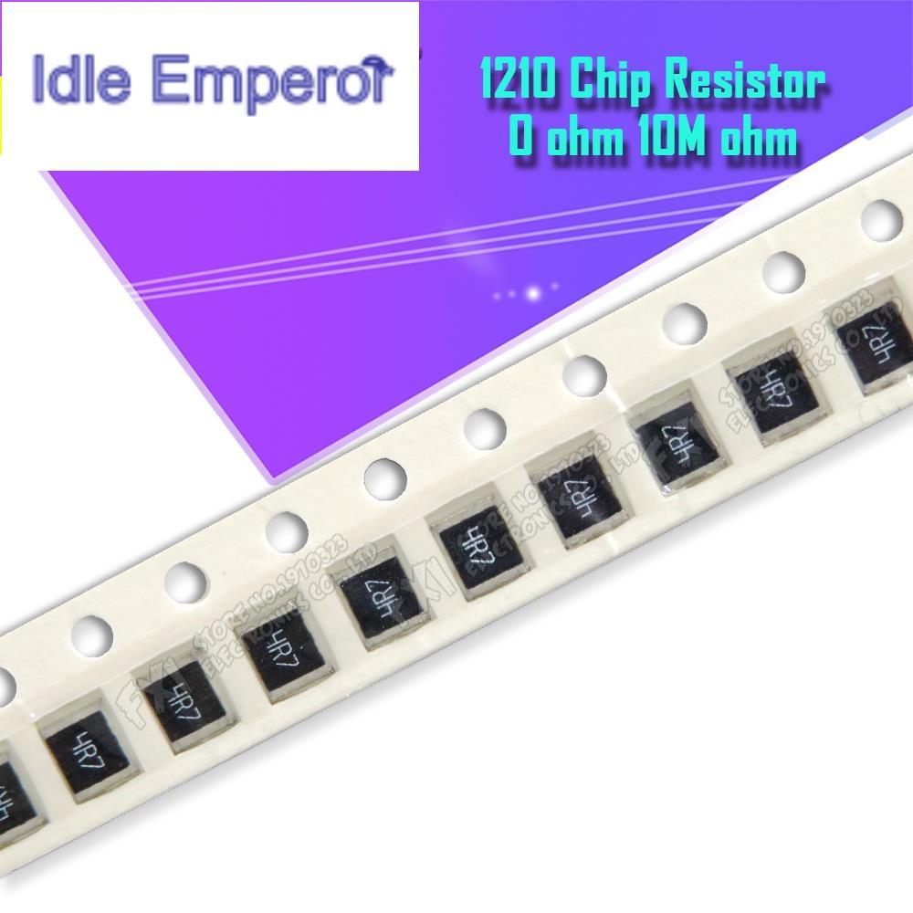 ตัวต้านทานชิป SMD 1210 5% 1/2W 110R-910R 110R 120R 150R 180R 200R 240R 300R 360R 470R 620R 750R 910R
