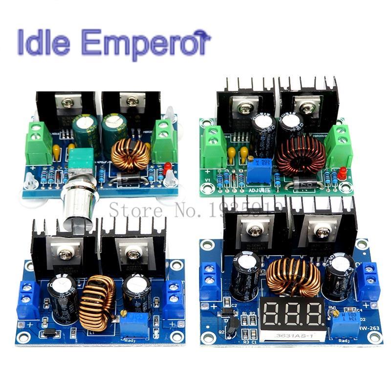 Xh-m401 XL4016E1 โมดูลควบคุมแรงดันไฟฟ้าดิจิทัล PWM ปรับได้ DC-DC 4-40V 8A