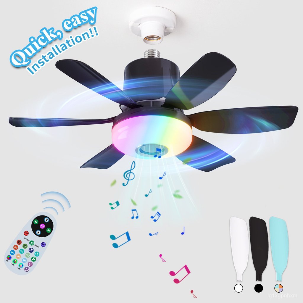 2025New Fan Light Modern Simple Bedroom Ceiling Fan Light Household Fan Lighting Integrated Fan Ceil
