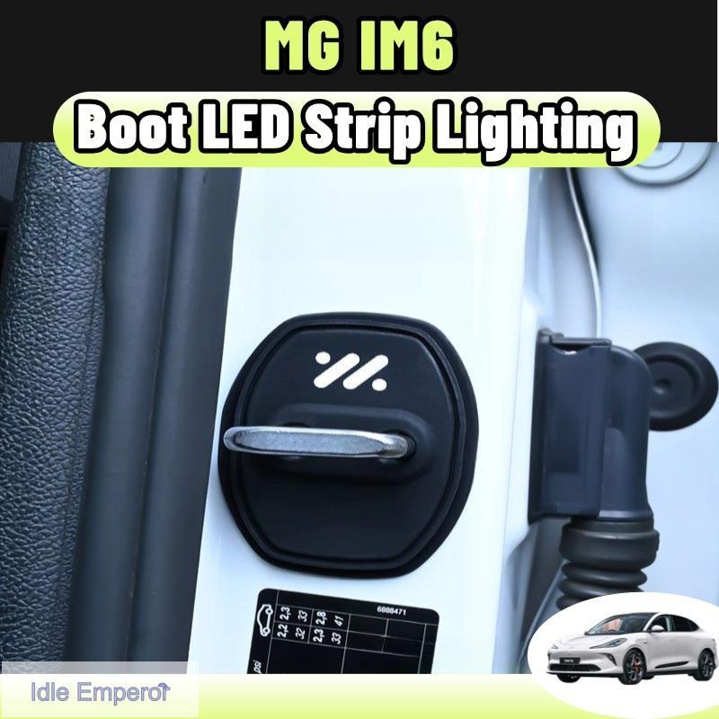 Mg im6 แผ่นซิลิโคน กันกระแทก สําหรับล็อคประตูรถยนต์ 4 ชิ้น ของแต่ง ชุดแต่ง ของแต่งรถยนต์