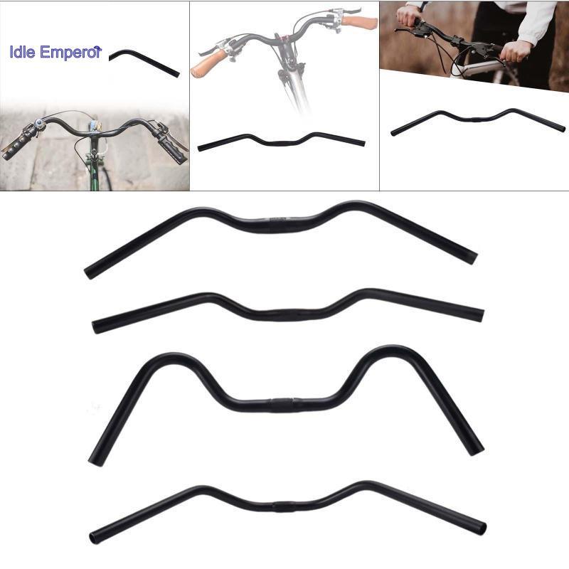 Perfeclan Flat Bar Riser Bar Bent Bar Swallow Handlebar สําหรับขี่จักรยานจักรยานเมืองกลางแจ้ง