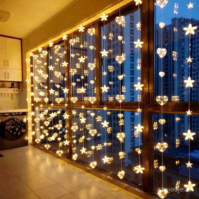 led Star Lighting Colorful Lights Flashing String Lights Starry Sky Internet Celebrity Romantic Deco