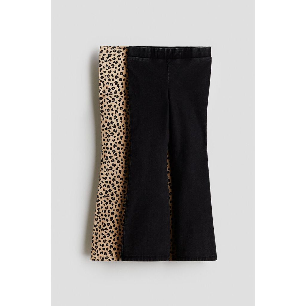 H&M(เอชแอนด์เอ็ม) แพ็คคู่ Jeggings แบบฟลาร์ด Girls 2-pack Flared jeggings 1068868_11