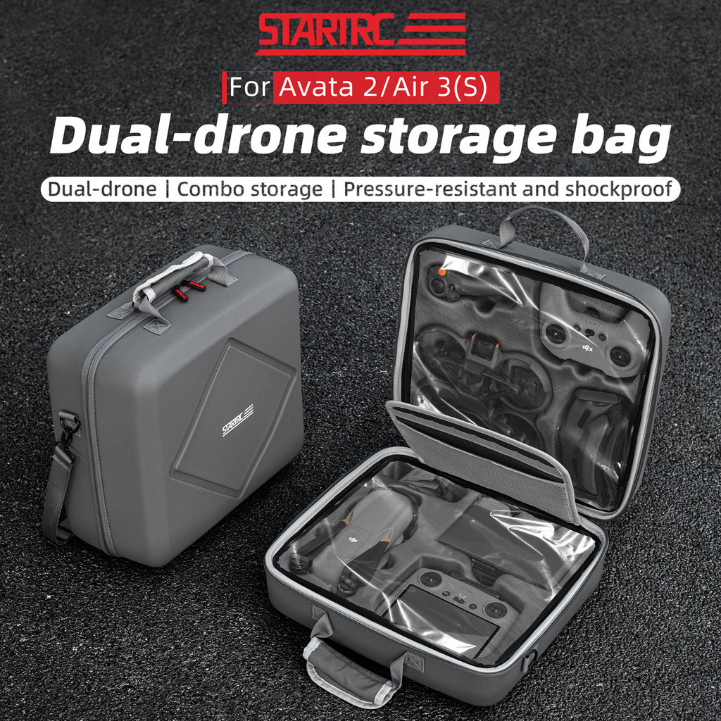 สําหรับ DJI Avata 2/mini 4 pro/Air 3s/Air 3 Dual Drone ตําแหน่งการบีบอัดทนต่อการสึกหรอมือถือแบบพกพาต