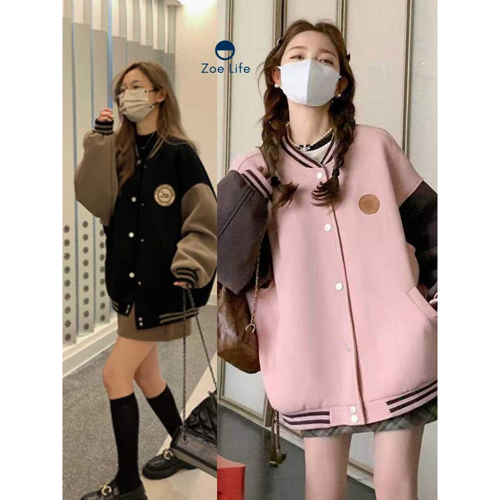 เสื้อแจ็คเก็ตแนววินเทจ เสื้อแขนยาว เสื้อสไตล์คลาสสิก