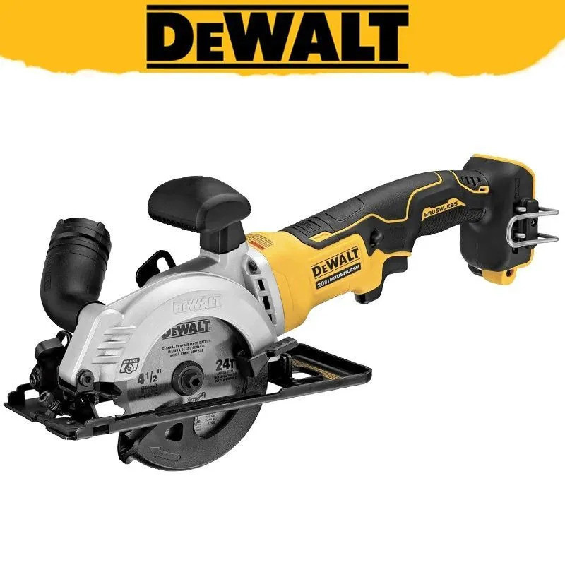 DEWALT DCS571N เลื่อยวงเดือน (ตัวเปล่า) 18V 115 มม.Brushless ไร้สาย Compact Woodwork Saw เครื่องตัดไ