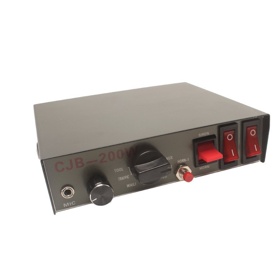 12V/24V ลำโพงรถยนต์ ไมโครโฟน CJB-200W การปรับเปลี่ยนเสียงที่มีความสูง CJB200W กำลังสูง 3880