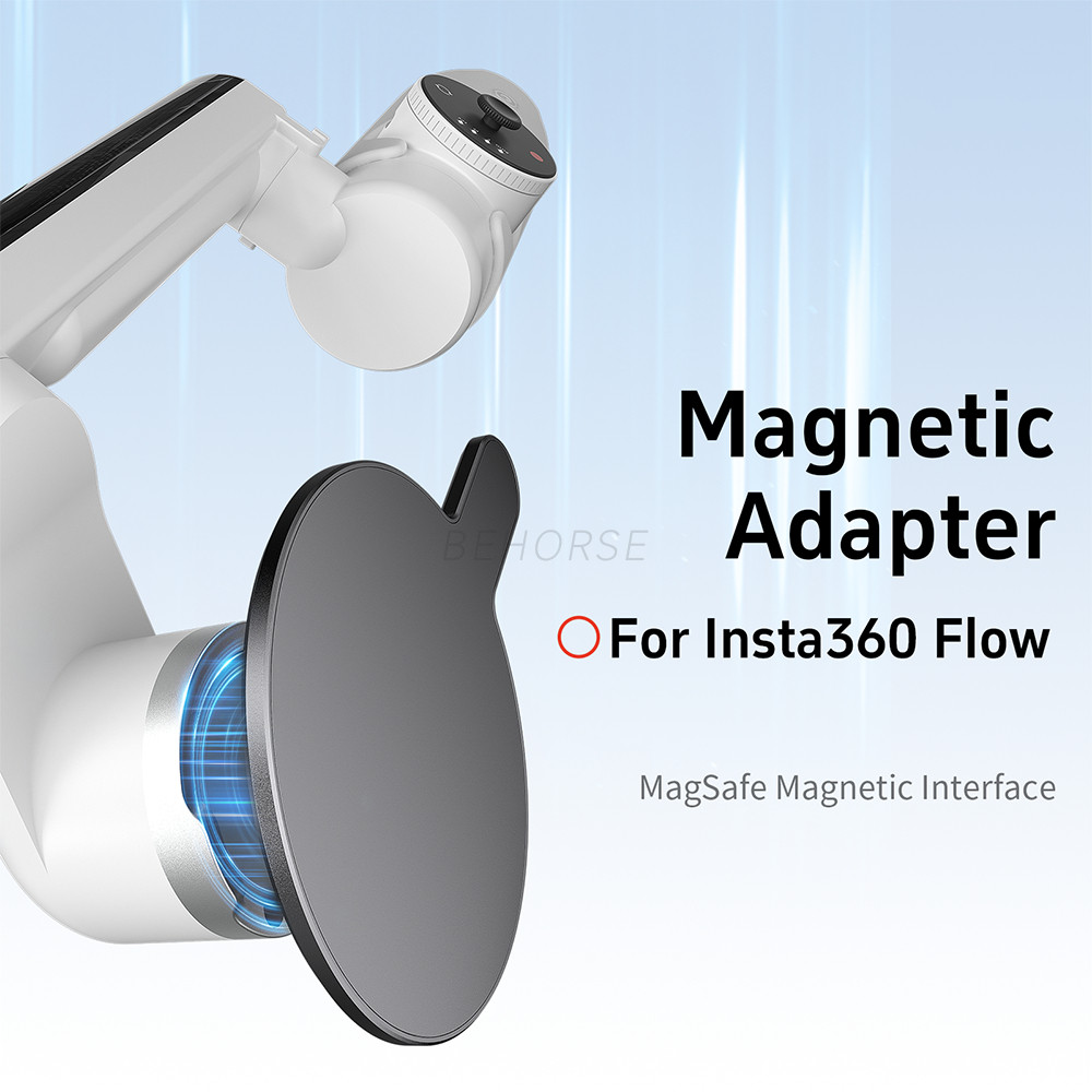 Strong Magnetic Attraction สําหรับ Insta360 Flow Gimbal อะแดปเตอร์แม่เหล็กสําหรับ Insta360 Flow กล้อ