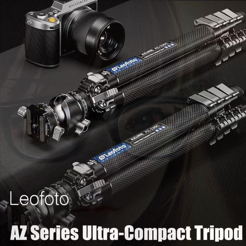 Leofoto AZ-235C + LH-30R/AZ-204C + LH-25R คาร์บอนไฟเบอร์ขาตั้งกล้องขาตั้งกล้องสําหรับกล้อง