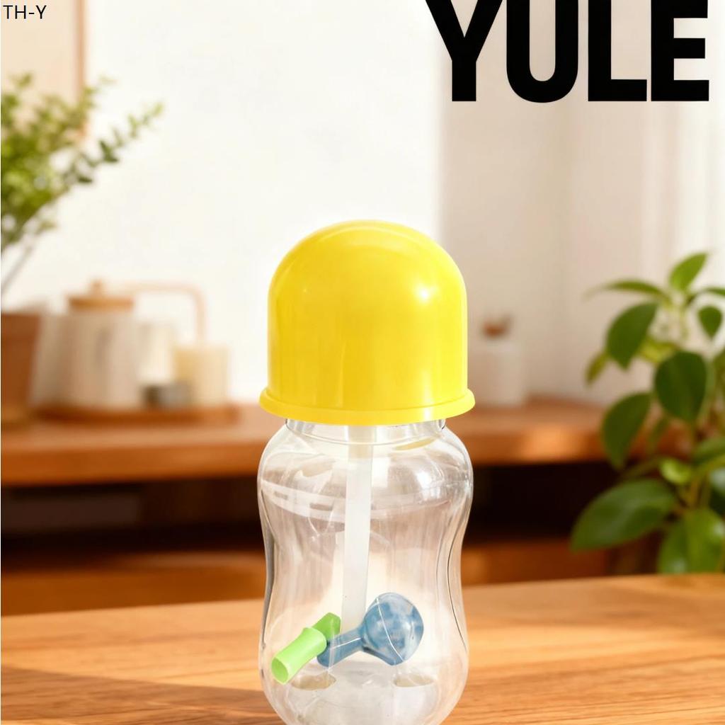 ขวดน้ำพกพา ครบชุดพร้อมใช้ เก็บเสียง ขวดน้ำพลาสติกใส เลือกสีได้ อินสตาแกรมสไตล์ - รูปที่ 4