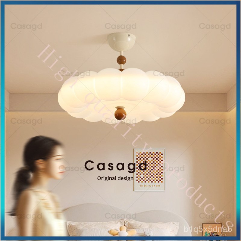 Cream Style Bedroom Lamp Eye Protection Ceiling Lamp French Vintage Master Bedroom Lamp Children's R