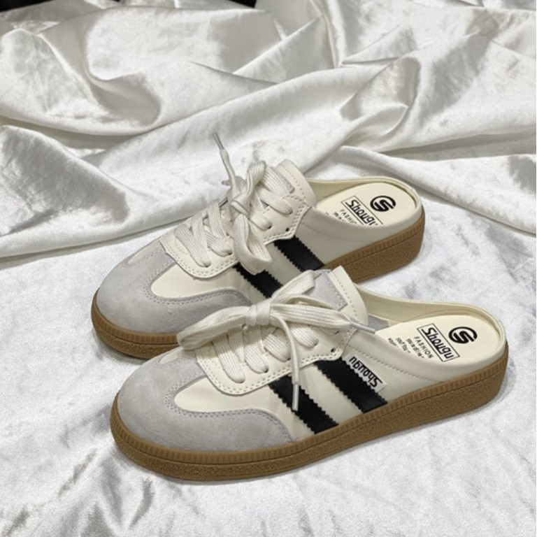 รองเท้าแตะผู้หญิงแบบปิดนิ้วเท้า ดีไซน์ใหม่ ทันสมัย ​​พื้นหนา กันลื่น ระบายอากาศได้ดี - รูปที่ 7