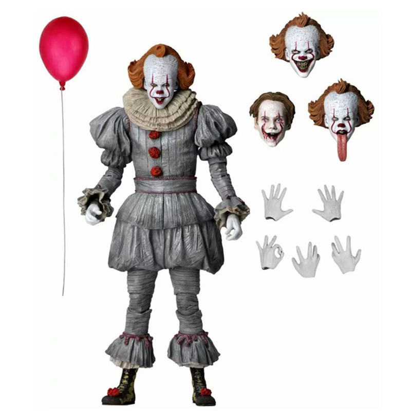 NECA IT Chapter 2 Pennywise Super Action Figure Model Toy [เวอร์ชั่น Ultimate ภาพยนตร์ปี 2019]