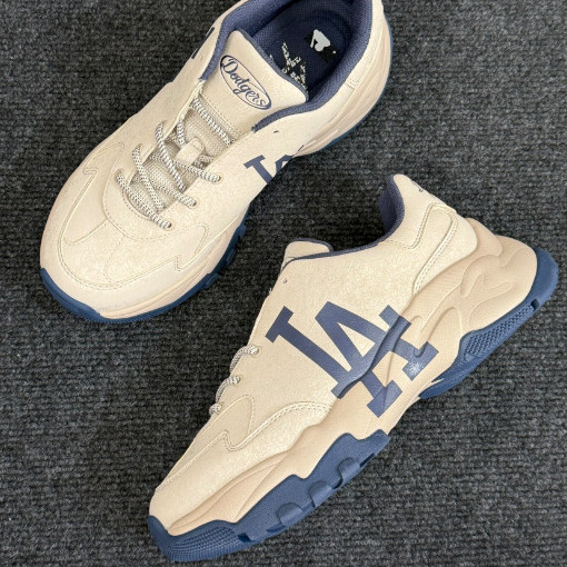 MLB Los Angeles Dodgers รองเท้าบู๊ตสีน้ำตาล