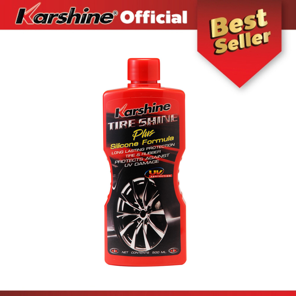 Karshine Tire Shine Plus เคลือบเงายางสูตรซิลิโคน 500ml.