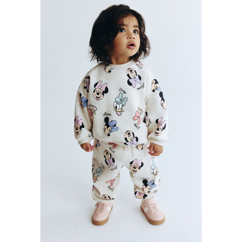 H&M(เอชแอนด์เอ็ม) ชุดสเวตเชิ้ตพิมพ์ลาย 2 ชิ้น Infants 2-piece printed sweatshirt set 1315800_1