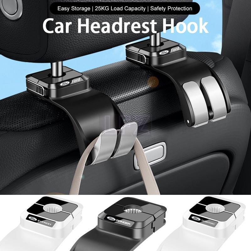 Ford Car hook รถที่นั่ง headrest hook Multi functional พนักพิงตะขอเก็บ Fiesta Ranger T6/T7/T8 Focus 