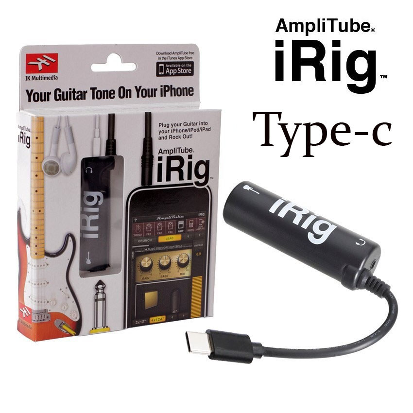 iRig Type-c AmpliTube Effect Guitar อุปกรณ์เพิ่มเอฟเฟคเสียงต่อกีต้าร์