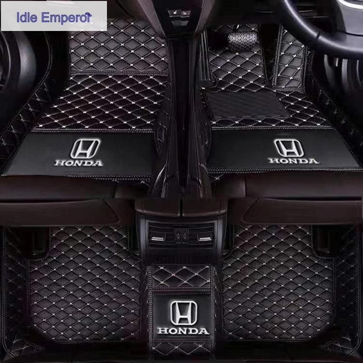 Custom Honda HR-V / HRV eHEV 2015-2025 พรมรถยนต์ ขวามือขับ Car Mat หนังพรมปูพื้นรถยนต์ / พรมปูพื้น /