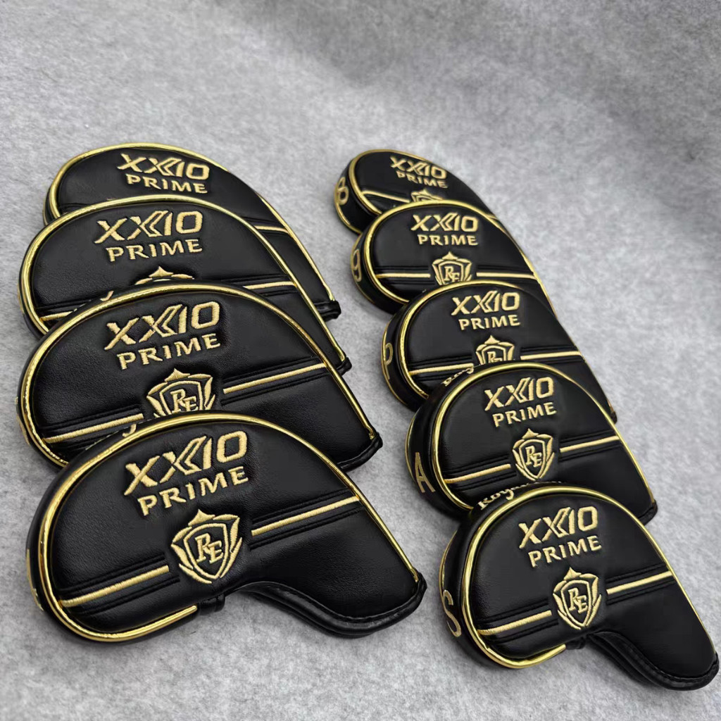 Xxio Branded High Qulity Golf Club Headcover เหล็ก (4,5,6,7,8,9,P,A,S) Design Maganetic Closed Golf 