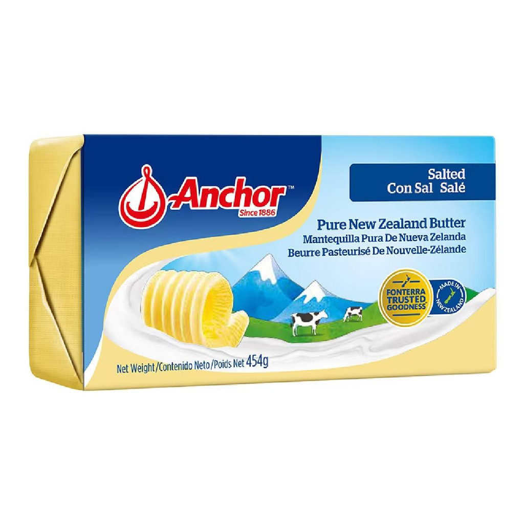 [0248632] Anchor Salted Butter 454G แองเคอร์ เนยชนิดเค็ม 454 กรัม