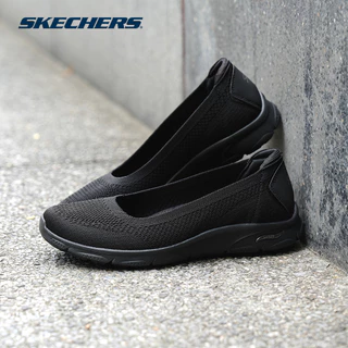 Skechers สเก็ตเชอร์ส รองเท้าผู้หญิง Women Arch Fit Sunny Active Shoes - 100729-BBK - Air-Cooled Arch Fit (latest)