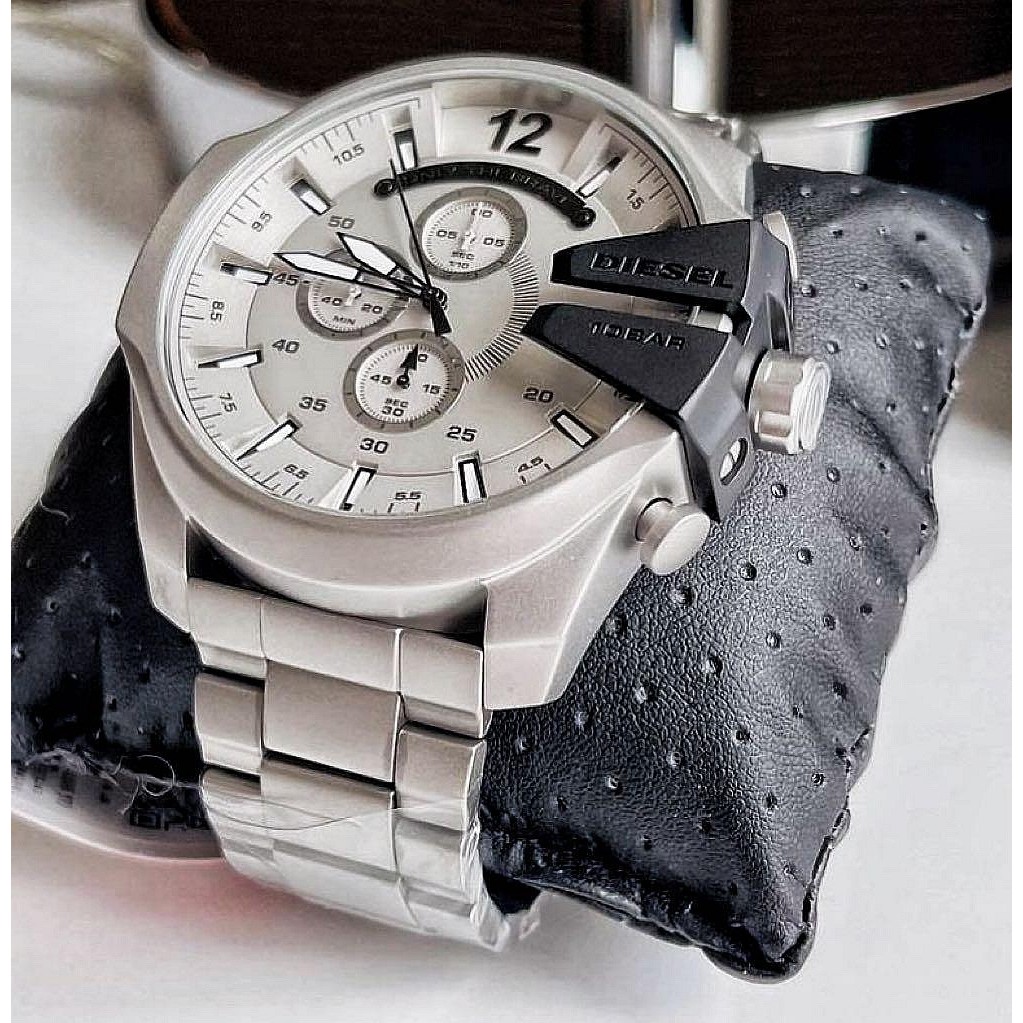 Diesel Men's Watch Mega Chief DZ4501 men's stainless steel chrono