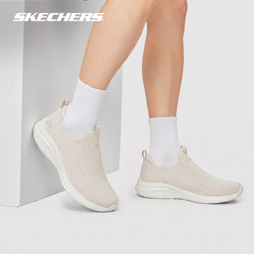 Skechers สเก็ตเชอร์ส รองเท้าผู้หญิง Women Ultra Flex 3.0 Sport Shoes - 150455-SAND - Air-Cooled Memory Foam