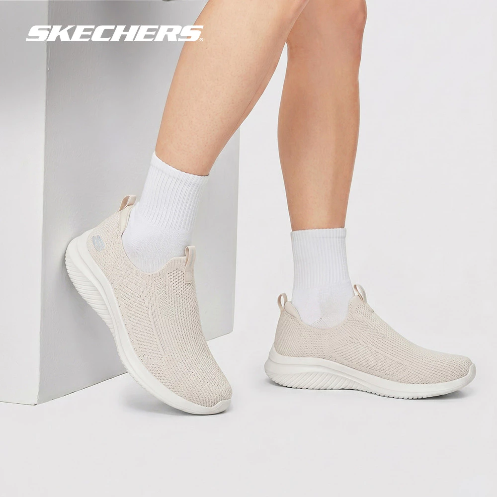Skechers สเก็ตเชอร์ส รองเท้าผู้หญิง Women Ultra Flex 3.0 Sport Shoes - 150455-SAND - Air-Cooled Memory Foam