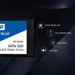 SSD ใหม่ 250GB,500GB,1TB Western Digital SSD (เอสเอสดี) WD BLUE SATA 3 2.5" 3D NAND