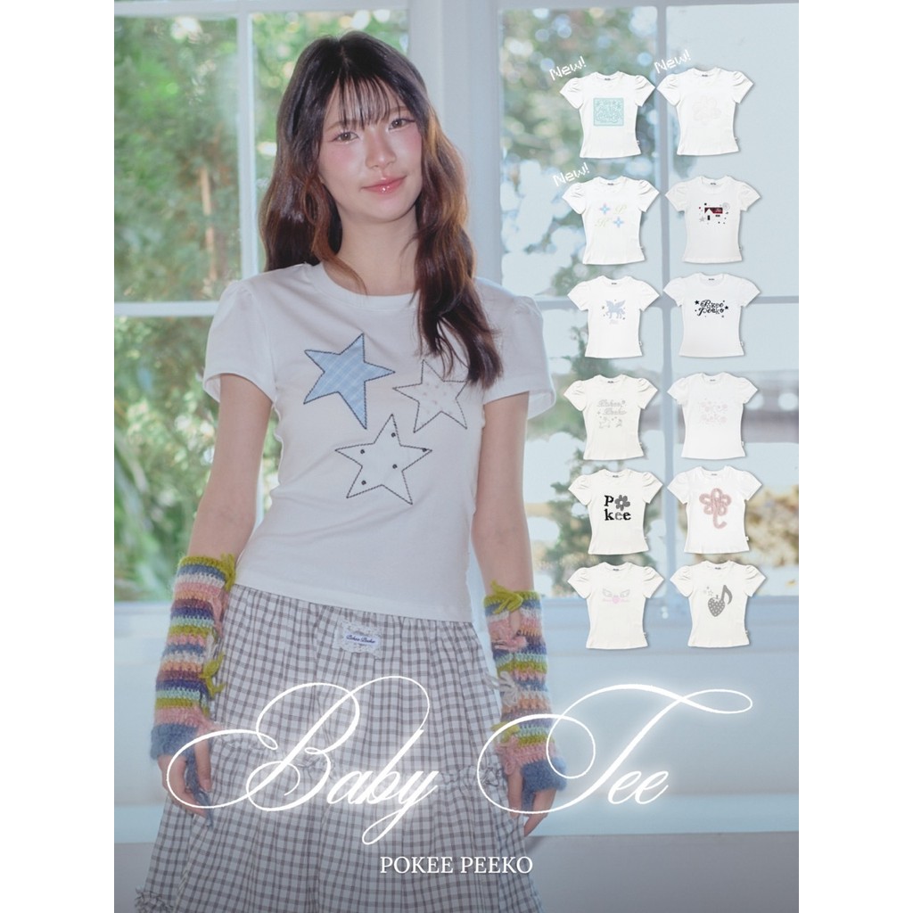 POKEE | BABY TEE ตัวยาวแขนตุ๊กตา (7 colors)