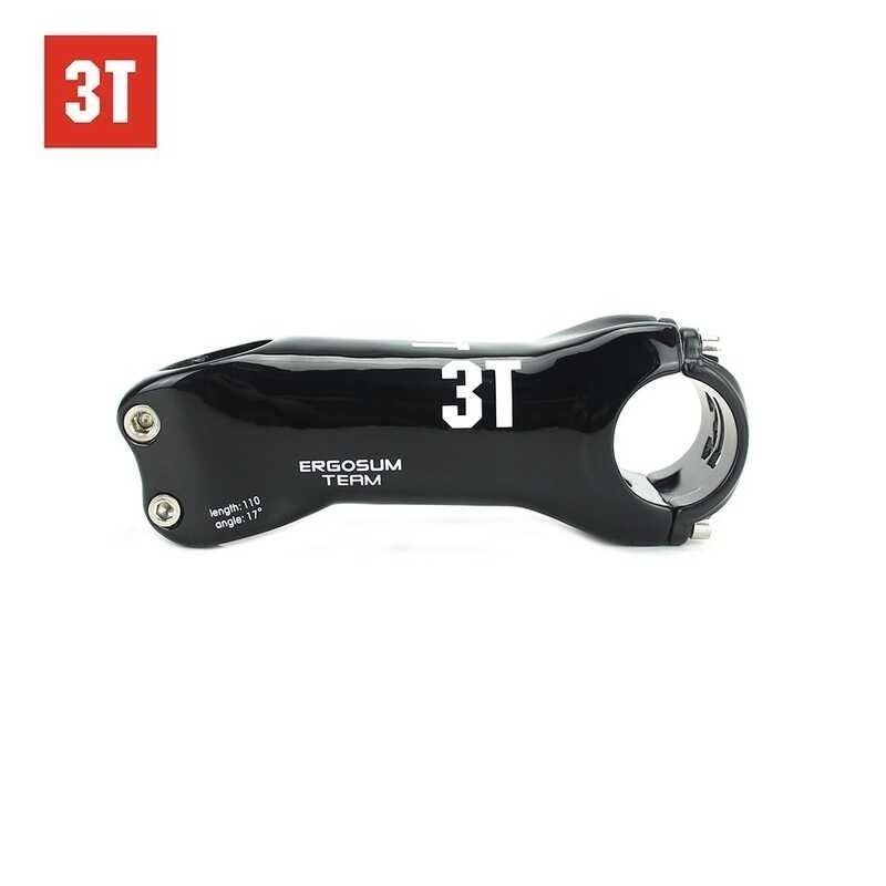 【BC】3t ERGOSUM TEAM Full Carbon Stem Road Mountain Bike Stem 6 /17 องศาชิ้นส่วนจักรยาน UD Glossy