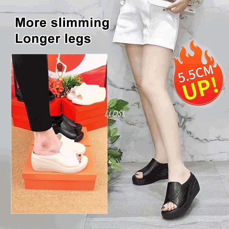 Women's Wedge Heel Sandals for Casual Summer Wear Women Sandals Wedge Heel Thick Sole Casual Footwea