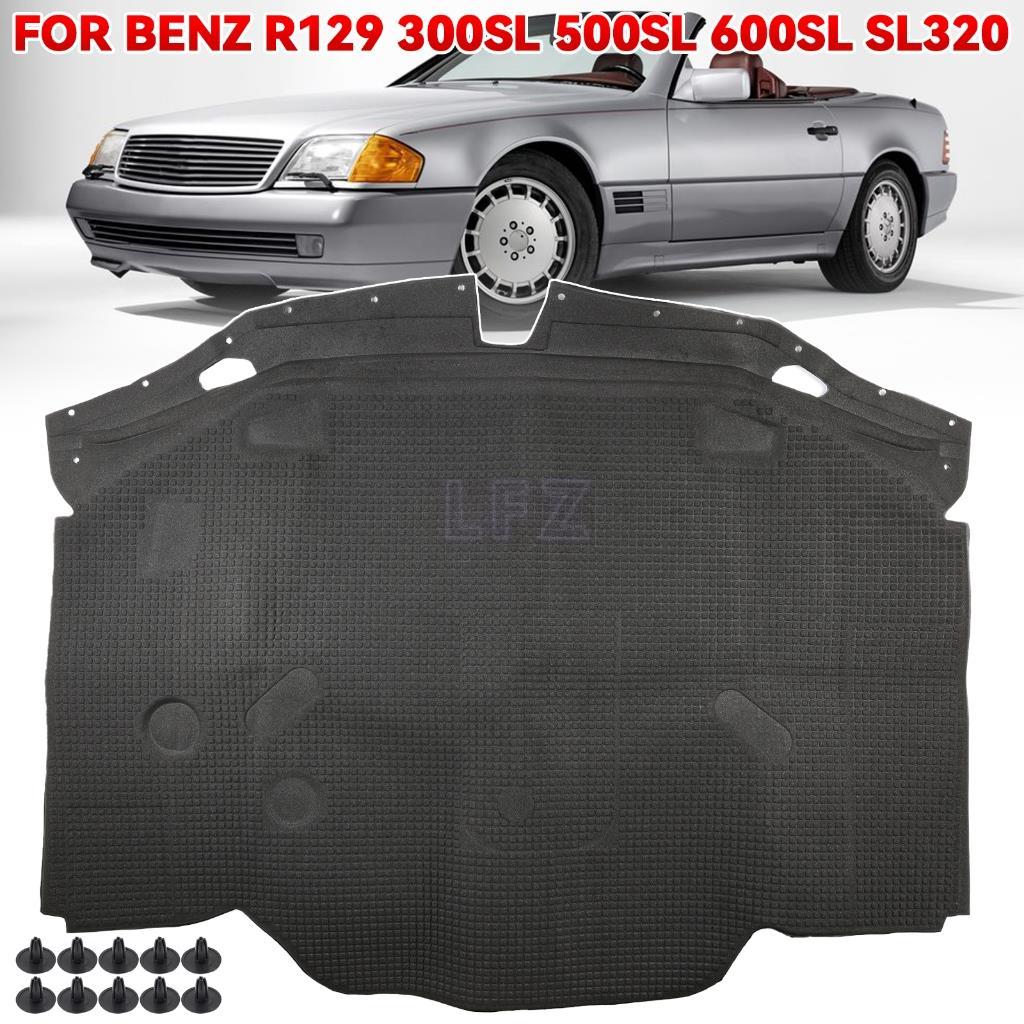 Mercedes Benz R129 300SL 500SL 600SL SL320 SL500 SL600 ฝากระโปรงหน้าเครื่องยนต์ Bonnet เสียงแผ่นฉนวน