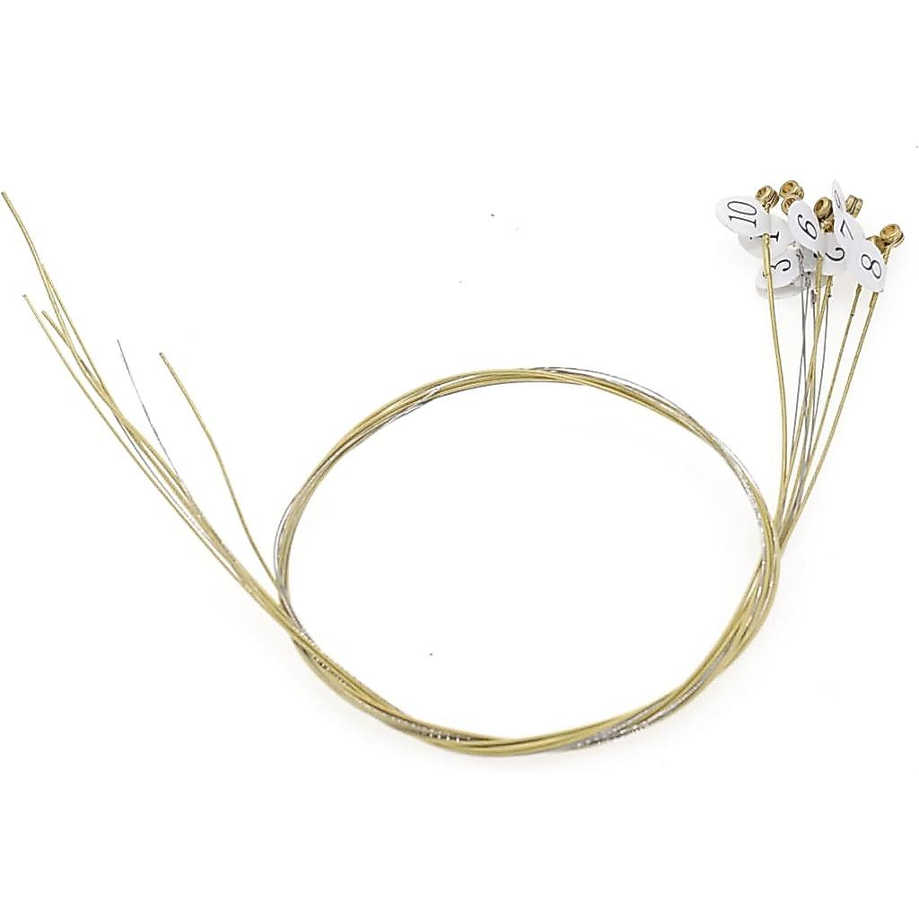 สายโลหะ Lyre Harp พรีเมี่ยม 10 สาย, สายสํารองสําหรับ Lyre Harp