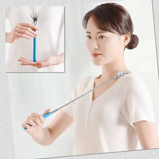 ❤ ไม้เกาหลัง มือกระดูก ปรับสั้น-ยาว ยืดหดได้ เกามันสะใจ สแตนเลส ขนาดพกพา มีที่หนีบกระเป๋า เกรดพรีเมี่ยม ❤