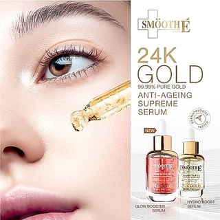 [เซรั่มขายดีอันดับ 1] Smooth E Double Gold & Glow Serum Set เซ็ตลดเลือนริ้วรอยร่องลึก 10 ปี ลดฝ้าแดดสะสมใน 4 สัปดาห์