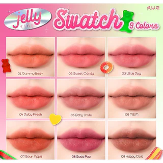 [SALE Exp: 2027.01] 4U2 ลิปทินท์เนื้อเยลลี่ JELLY TINT 4g สีสวยชัด ติดทน ปากไม่ซีด