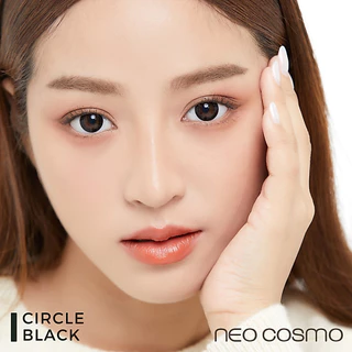 คอนแทคเลนส์ Circle Black (Neo Cosmo) สีดำธรรมชาติ เพิ่มโตเล็กน้อย ใส่ไปเรียนได้ มีส่งด่วนใน กทม.