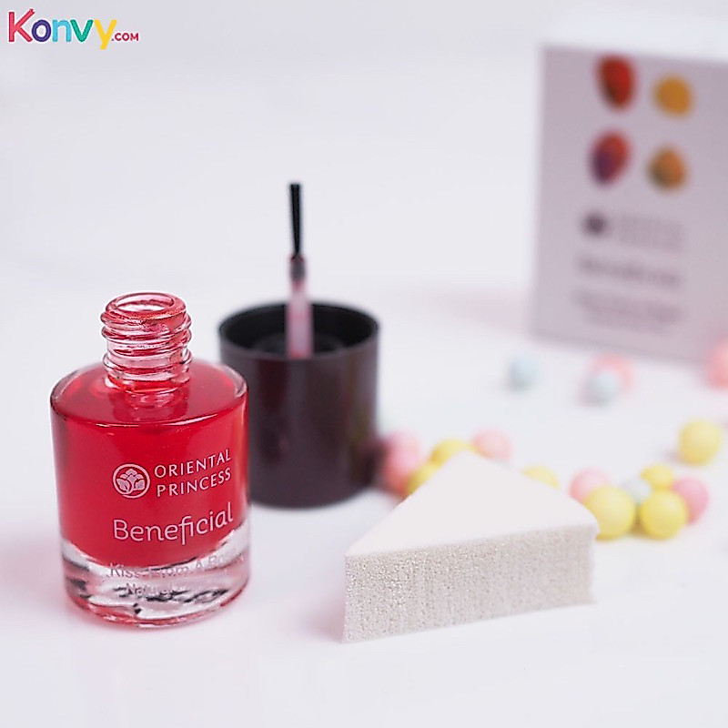 ลิปน้ำ ทาแก้มทาปาก ขวดใหญ่ Beneficial Kiss From A Rose Natural Face Tint สีทาแก้มและริมฝีปากชนิดน้ำ9ml