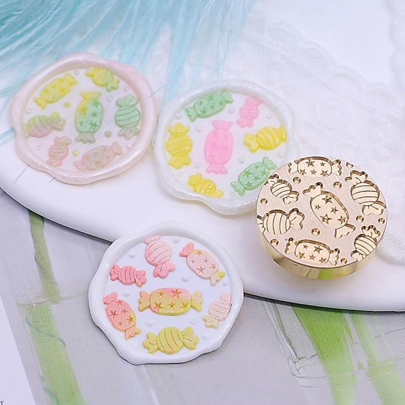 ตราประทับขี้ผึ้ง ทองแดง แฮนด์เมด DIY รูปที่ 5